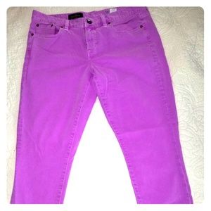 J. Crew toothpick jeans-32 tall, Magenta